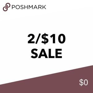 SALE!!! Bundle items marked 2/$10 and offer me 10